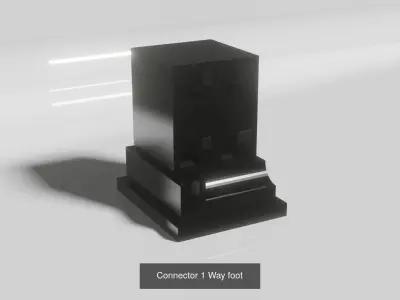 Connectors for square tubing 3D Model Pack