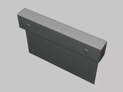 Pastry Dough Scraper - Geometry Only No Textures No Materials 3D model purchase