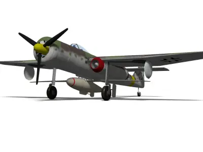 Blohm Voss P204 3D model