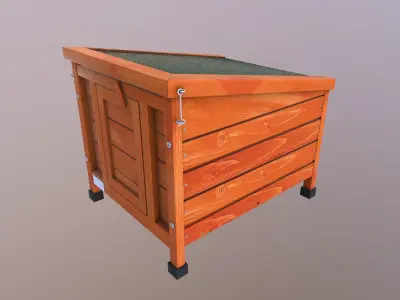 Pet Cage 3D Model 3D model