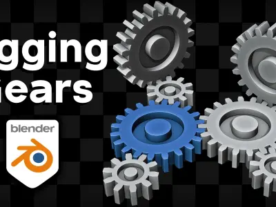 Gear Rigging in Blender Free 3D model