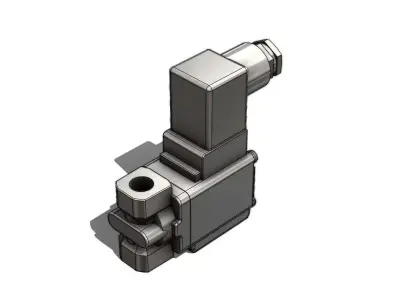 Valvula Solenoide SMC VX224AGAXB Solenoid Valve 3D model