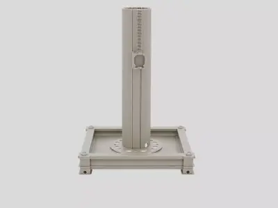 Industrial Factory Pipe Support Stand for 3D print 3D model