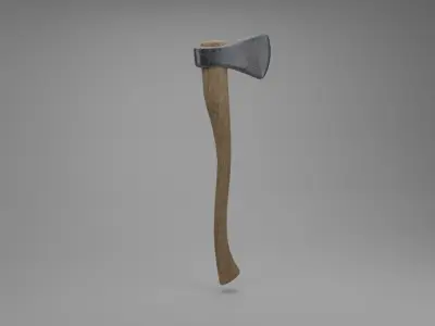 Lumberjack Axe Low-poly Low-poly 3D model