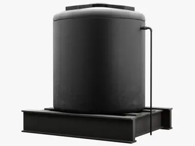 water tank 3D model by weeray