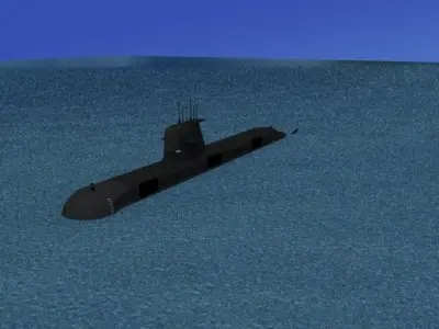 Collins Class HMAS Collins 73 3D model