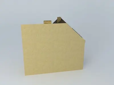 19th Century European Urban House Low-poly 3D model