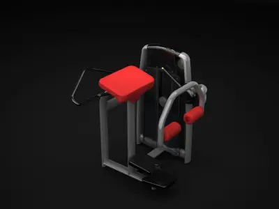 Glute Machine 3D model