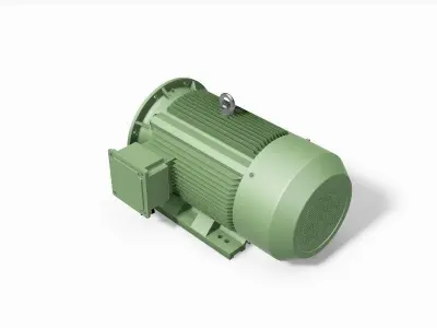 315S B35 Right 2 Pole IEC electric motor - 3D CAD model 3D model