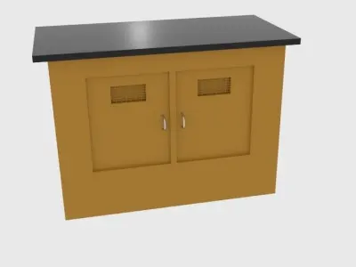  Simple Generator Box  Free low-poly 3D model