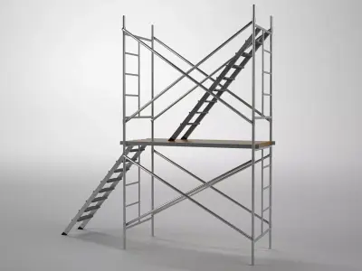Scaffold tower 11 3D model