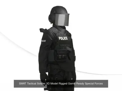 Special Forces Operatives 3D Model Pack 5 Characters