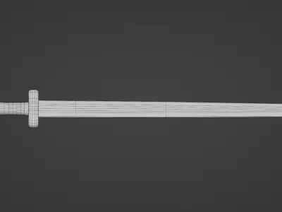 Viking Sword Weapon - PBR - Low Poly - Game Ready Low-poly 3D model
