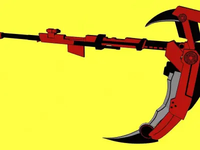 Crescent Rose 3D model