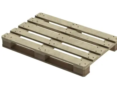 Grade Euro Pallet 3D model