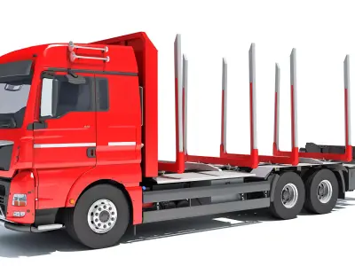 Forestry Truck 3D model purchase