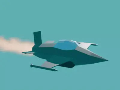JetFighter Low-poly 3D model