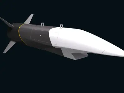 HyFly-2 Hypersonic Cruise Missile Concept 3D model