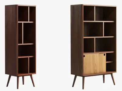 Joybird Owen Bookcase 2 option 3D model