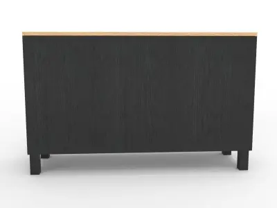 Modern Chest of Drawer Low-poly 3D model purchase