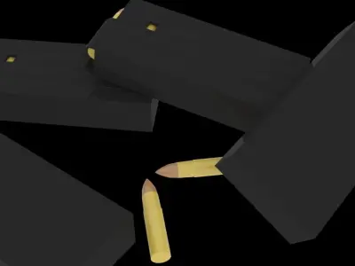 5mm ammo Free low-poly 3D model