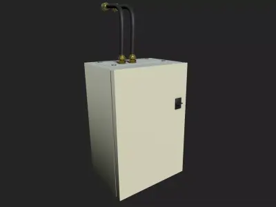 Electrical Enclosure Low-poly 3D model
