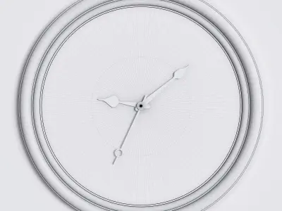 Vintage Clock 3D model