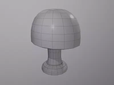 Wood Hat Stand Free low-poly 3D model