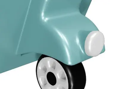 Mini Auto Rickshaw 3D model