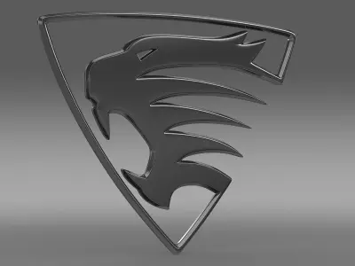 spirra logo 3D model by Sergey