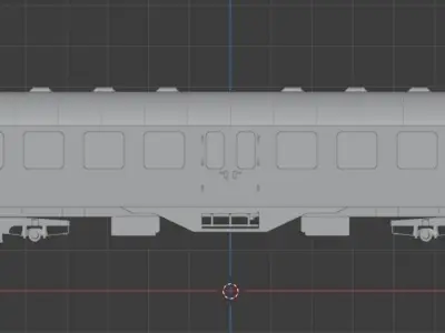 H0 1-87 scale Umbauwagen B4yg 2nd class 3D print model