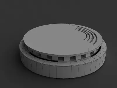 Smoke Detector 3D model purchase