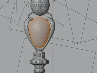 Scepter 3d model 3D model