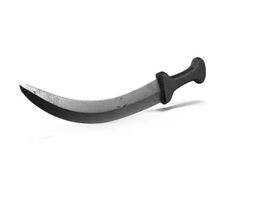 Knife sword Free low-poly 3D model