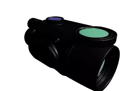 HighTech Night Vision Tactical Monocular 3D model