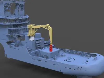 Crane for Nordic Graupner 3D print model