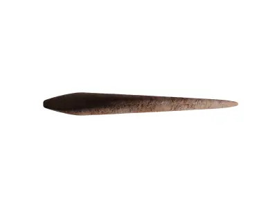Velociraptor Claw Fossil Low-poly 3D model