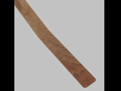 Viking Steel Weapon Axe PBR low-poly game ready Free low-poly 3D model