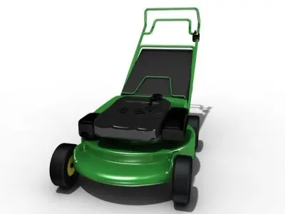 Lawn mower 3D model
