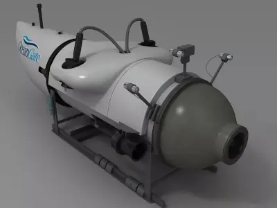 OceanGate Titan submarine 3D model