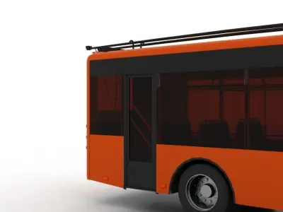 Trolleybus Bogdan T50110 3D model
