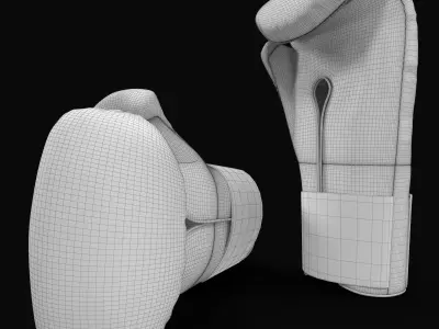 Boxing Bag And Gloves Generic Collection 2 3D Model Pack