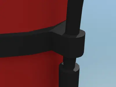 Low poly fire extinguisher Free 3D model