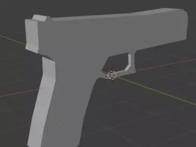 Gun - Glock 18 Free low-poly 3D model