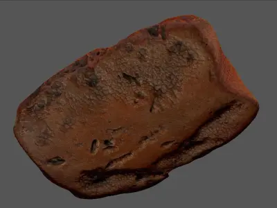 Amber 3d scan Low-poly 3D model