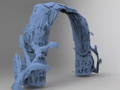 Dantes Demon Clawed archway 3D model