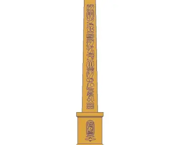 Egyptian obelisk  3D model