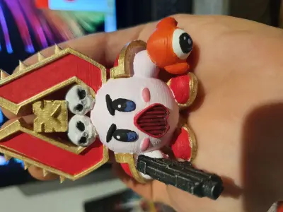 Kirby as Chaos Space Soldier Free 3D print model