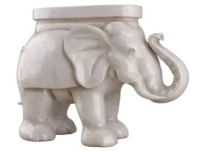 JONATHAN Y Barrel Garden Stool 3D model