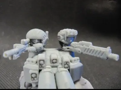 CHIBI-TECH SD - TRACY LYNN M66 HATCH GUNNER 3D print model
